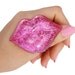 Big Pink Glitter Lips Ring