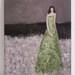 Original Figurative oil Painting Picking Flowers 22 x 28 texture Swalla Studio