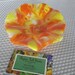 Fused Glass Trinket Bowl - Candy Corn