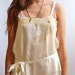 Vintage Beautiful Ivory Teddy With Inset Lace