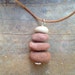 Rock stack necklace - Sedona red rock memories