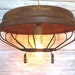 Southern Lighting from Relcaimed Metal Chicken Feeder