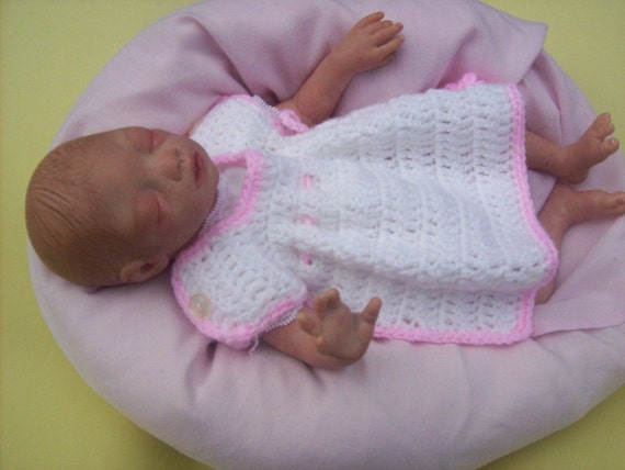 crochet pattern newborn gown free file Crochet dressing easy postage PDF 1lb Newborn pattern to for