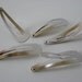 80 PCS. 50mm ( 2 Inches.) Silver Nickel Snap Hair Clip (Ship from U.S.)