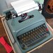 Vintage Typewriter Underwood Olivetti Studio 44 Made in Barcelona Spain