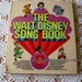 Walt Disney Song Book Large Book Music and Illustrations Exc Vintage Golden Book