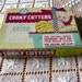 Easter Metal Cookie Cutters In Orig Box Unused Six Bunny, Cross Chick, Egg etc