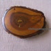Beautiful Vintage Wooden Belt Buckle Apricot 3 1/2 inches Exc Unused