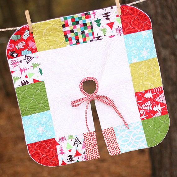Bright Mini Tree Skirt Quilted