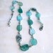 Diana Necklace- Ancient Roman glass, jade, and oxidized sterling silver