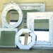 5 Shabby Chic Chippy White Wall Mirrors
