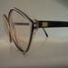 Vintage 70's BALENCIAGA Paris Black & White Eyewear Glasses COOL