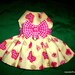 Butterflies and Gingham Dog Harness Dress Teacups to Medium Size