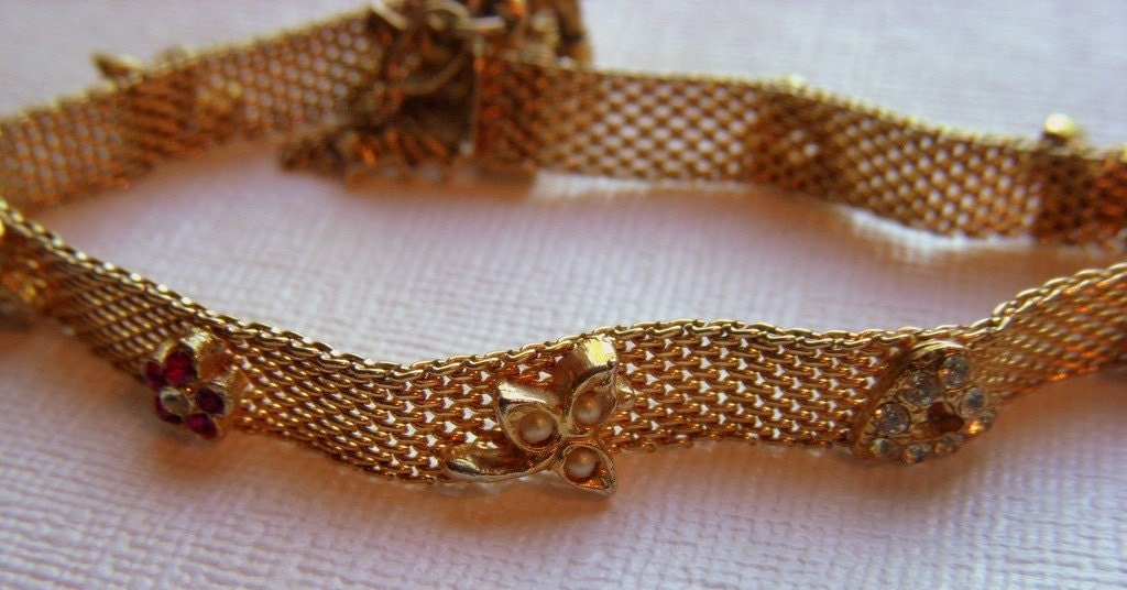 Goldette NY Gold Mesh Bracelet