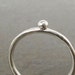 Simplest Silver Dot Stack Ring