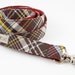 Chocolate Brown Tartan Dog Leash