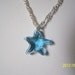 Swarovski Aquamarine Starfish Pendant Necklace Summer Clearance Sale 30% off