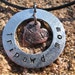 Hand Stamped Tripawd Mom Necklace Pendant