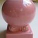 Homer Laughlin Fiesta Pink Ball Candle Holder