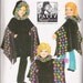 Simplicity Girls Patty Reed Fleece Poncho Pattern SZ S-L