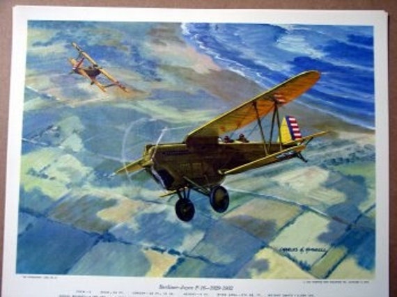 1932 Berliner Joyce P16 Machine Gun Bomber Plane