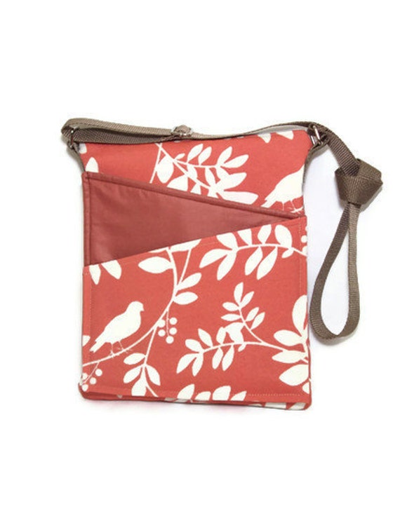 Bird shoulder purse Long Strap Zippered Crossbody Bag shoulder