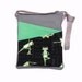 Frog cross body bag Ipad frog yoga handbag, courier, green fabric