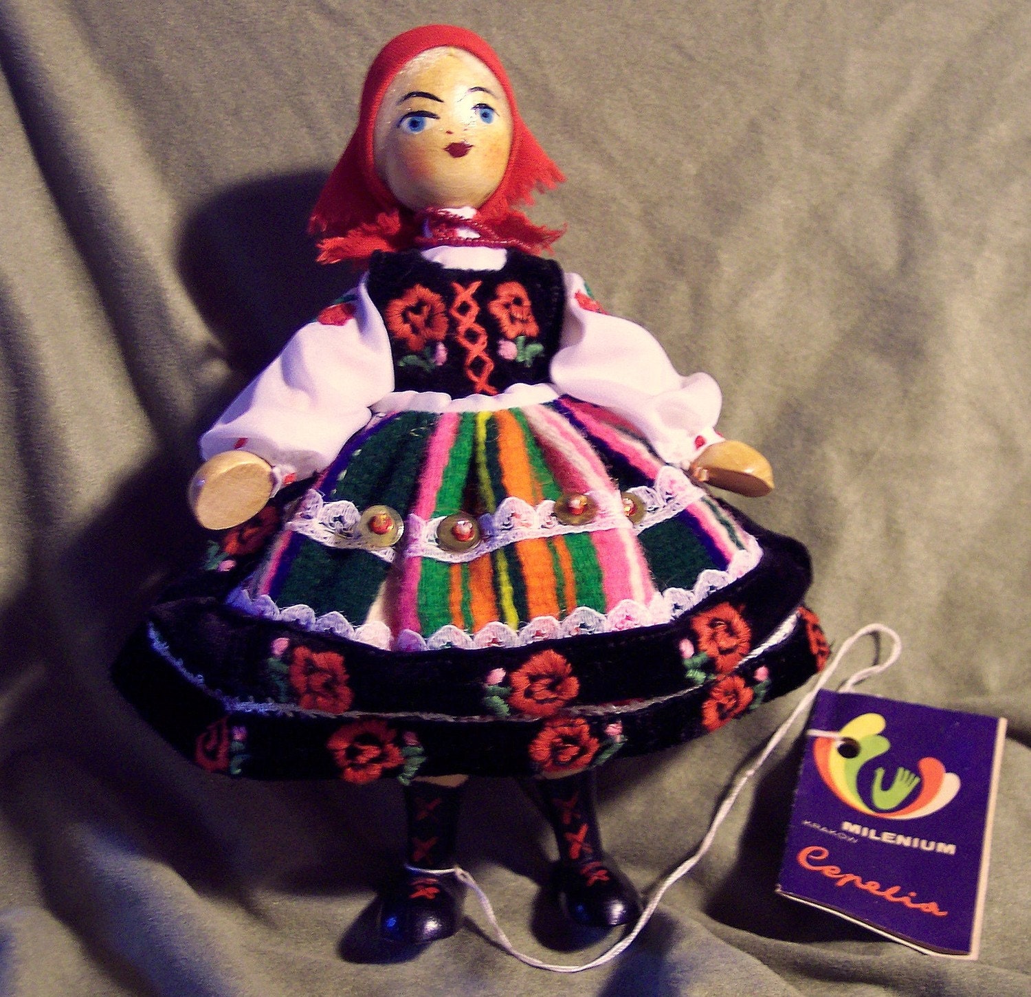 Vintage 1952 Cepelia Milenium Polish Folk Doll