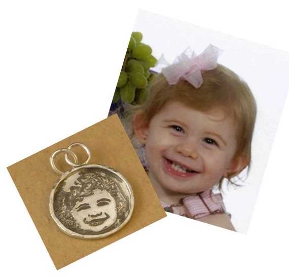 Items similar to Your Baby's Photo on a Necklace..Photo Jewelry on Etsy