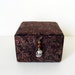 Jewelry box - Girls Jewlery Boxes - Fabric Jewelry Box - Womens Gift Box - Keepsakes Box - Handstitched - OOAK