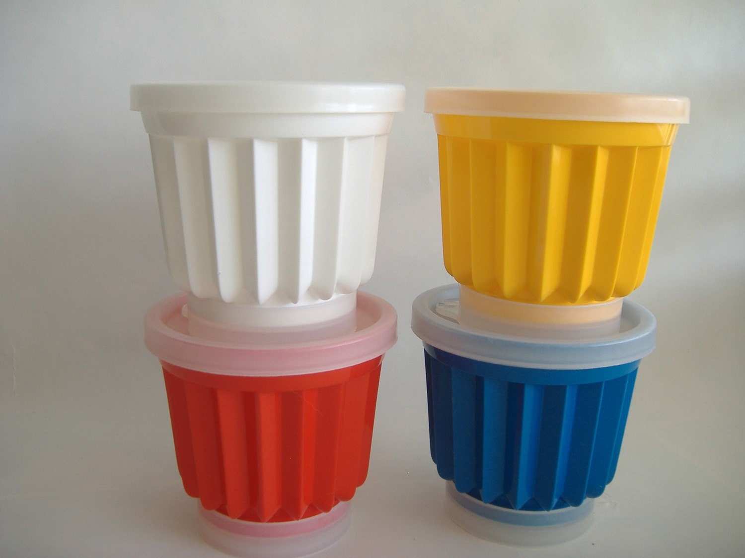 Individual Tupperware Jello Molds