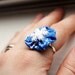 Winter Solstice - Snowflake Posie Ring