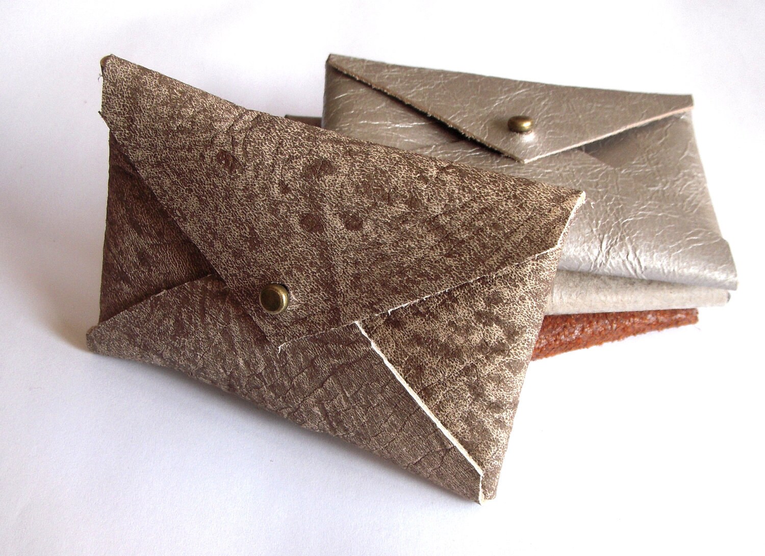 Business Card Leather Holder / Envelope Card Case/ Case wallet