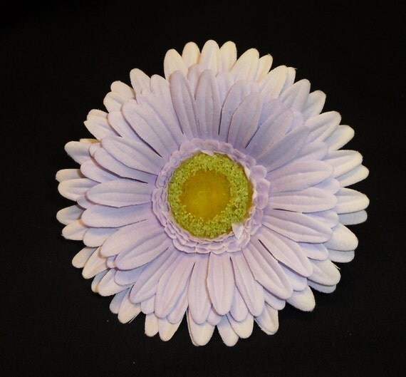 Items similar to Silk Flowers One Jumbo Lavender Gerber Daisy