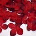 DISCONTINUED ITEM - 40 Hydrangea Blossoms in Deep Red - Artificial Flowers
