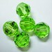 Jolee's Jewels CRYSTALLIZED Swarovski Elements 8MM Round Crystals Peridot 5 Pieces