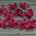 Silk Flowers - 10 Raspberry Purple Orchids - 1.75 Inches - Artificial Orchids