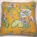 Provence Country French Cottage Pillow Blue Yellow Green Red Floral Provencal