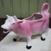 Pink Ceramic Cow Creamer