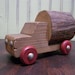Vintage Wood Toy Truck / Wooden Log Truck