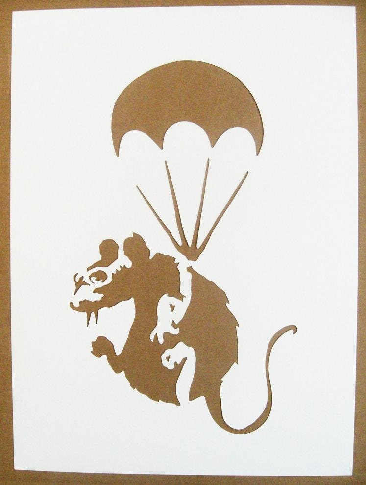 banksy stencils set of 5 choose your own