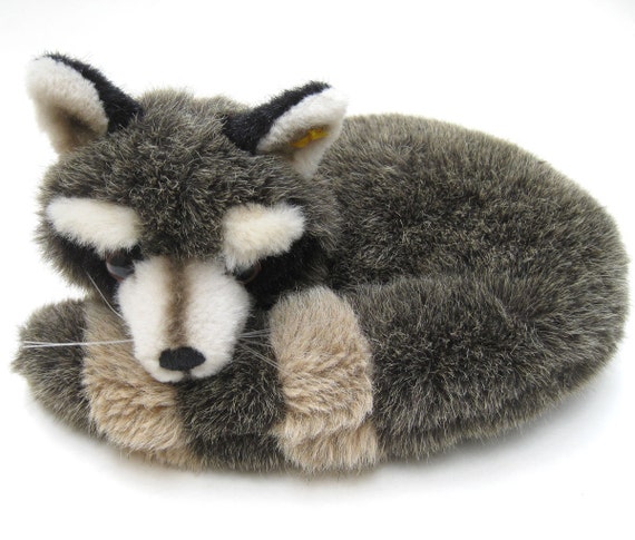 cuddly raccoon toy