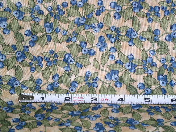 Blueberry Hill Blueberry Fabric By Cutequilts On Etsy