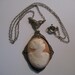Reserved for Lesley - Pre 1920's Cameo with Sterling Chain