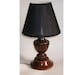 Shabby Chic Style Wood Table Lamp Repurposed Mahogany Furniture Parts