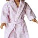 American Girl 18" Pajamas - Pastel Pink Mini Flowers Robe and Pajama Set - With Slippers