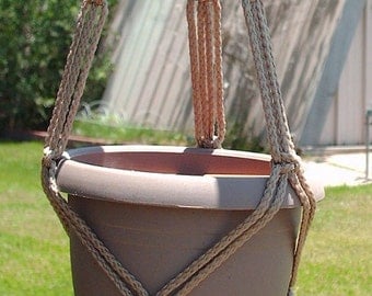 Macrame Plant Hanger Mini 20in FRIENDSHIP - Sand