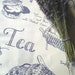 Afternoon Tea Treats Tea Towel - Lavender Grey