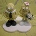 SALE Wedding cake topper couple nuts about each other