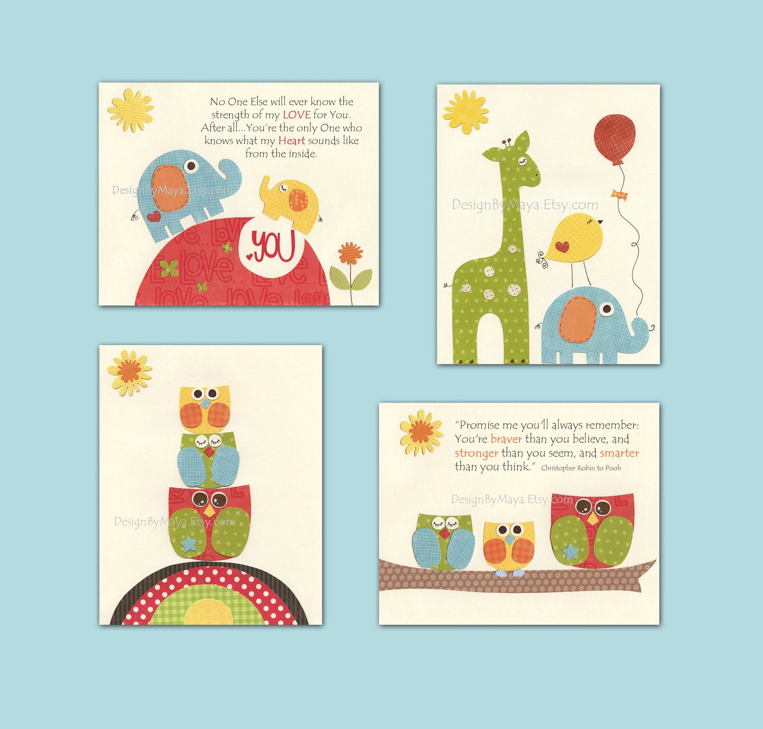 Nursery art prints Baby Room decor Nursery Art Decor Kids